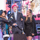 Allison Hagendorf, left and Tyler ‘Ninja’ Blevins on stage at the New Year’s Eve celebration in Times Square on Monday, Dec. 31, 2018, in New York.